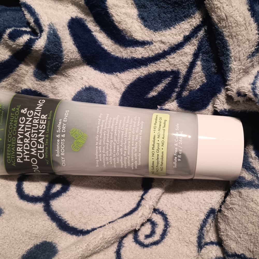 Shea Moisture Gray and White Duo Cleanser